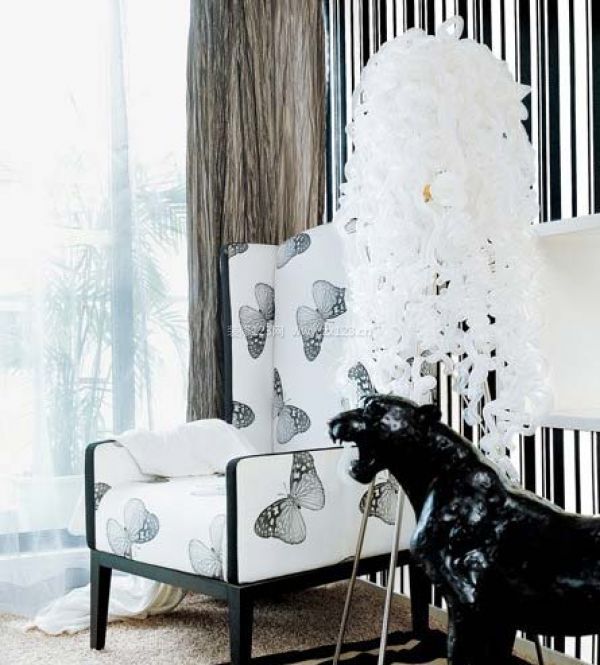 經典黑白風格家居圖片