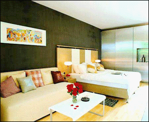 白領(lǐng)單身公寓:小戶型效果圖欣賞