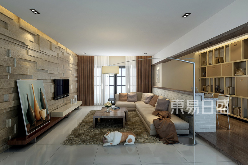 蜀郡200平米躍層現(xiàn)代簡約風(fēng)格