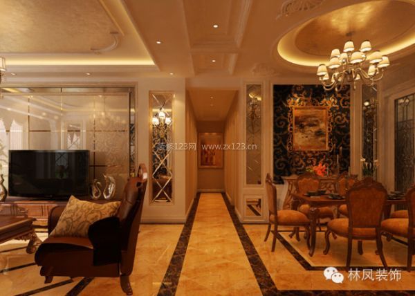 華潤(rùn)橡樹灣簡(jiǎn)歐風(fēng)格效果圖