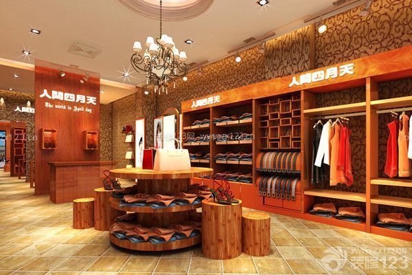 服裝店的裝修注重鮮明的個性