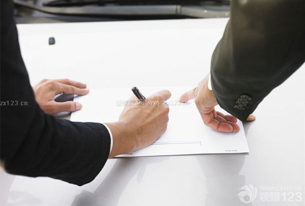 房子裝修要注意事項：簽訂裝修合同