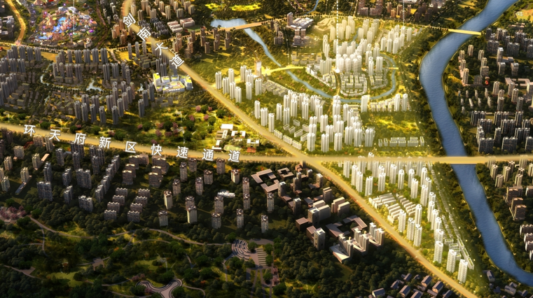 濱江酈城區域圖