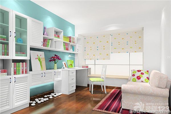 家裝韓式田園風格之書房