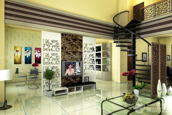 復式房子裝修之樓梯具有實用性