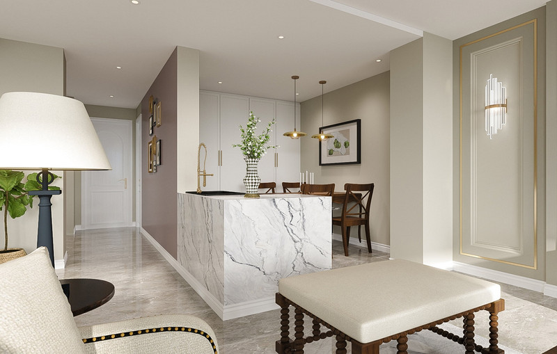 保利湖光里院裝修效果圖