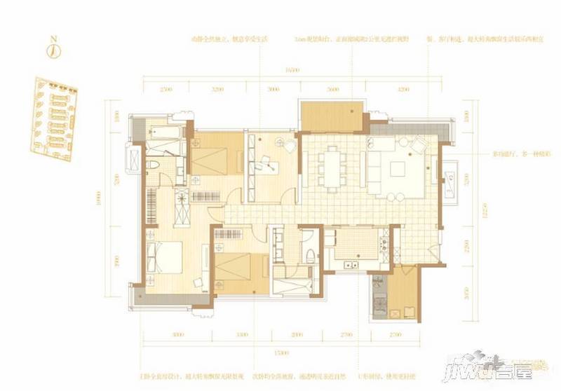 萬(wàn)科公園5號(hào)戶型圖